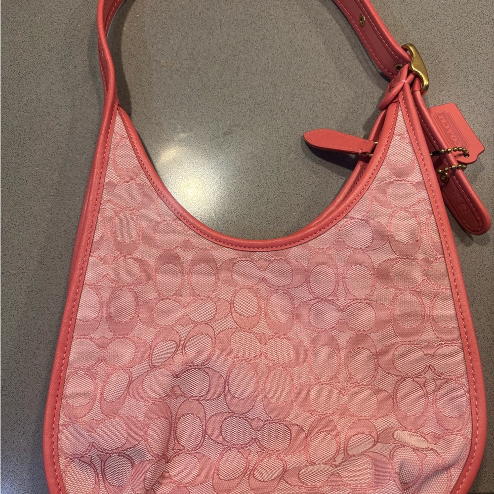 Pink Coach Shoulder Bag